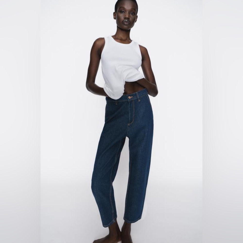 Zara Carrot Fit Jeans - Picture 3 of 7